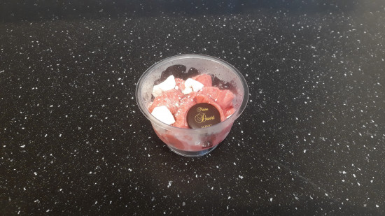 Verrine Glacée Fraise vanille